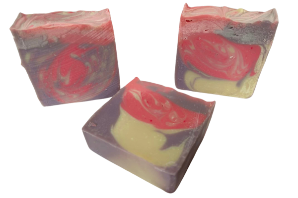 3 bars of homemade soap